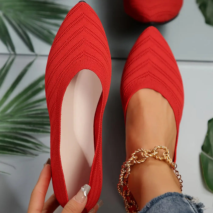 Women's synthetic leather flat shoes by LondonLaneStore, comfortable and elegant casual orthopedic footwear for everyday wear.