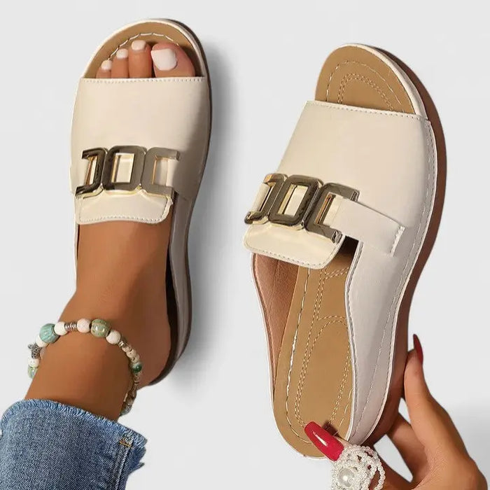 Women’s synthetic orthopedic sandals by LondonLaneStore, comfortable and elegant summer footwear with supportive design.