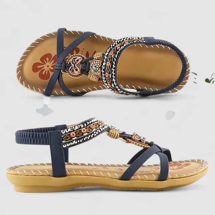 Women’s synthetic orthopedic sandals from LondonLaneStore, slip-on design with supportive footbed and comfortable footwear for all-day wear.
