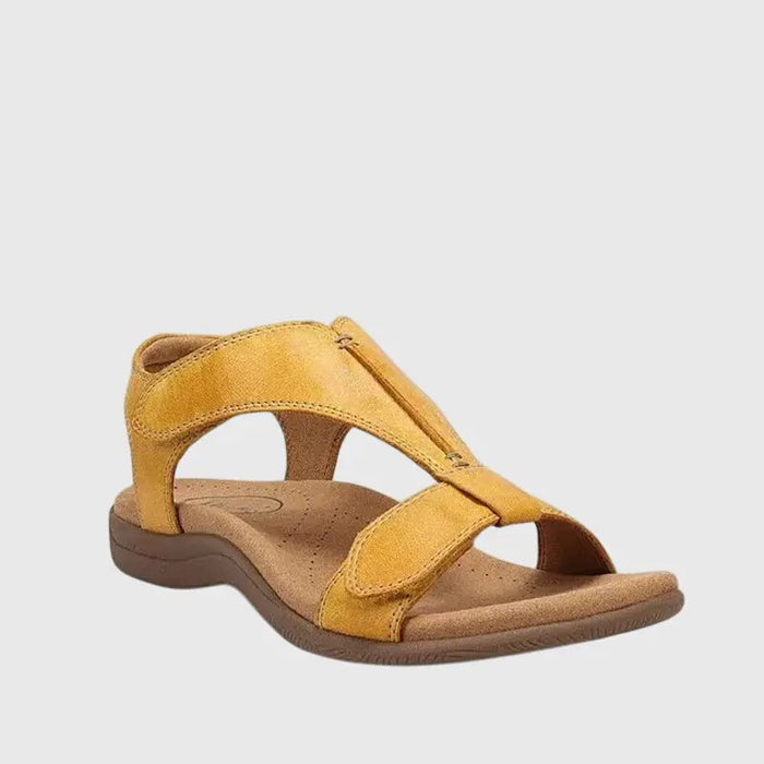 Women's synthetic orthopedic sandals by LondonLaneStore, showcasing comfortable supportive casual footwear with cushioned soles and adjustable straps.