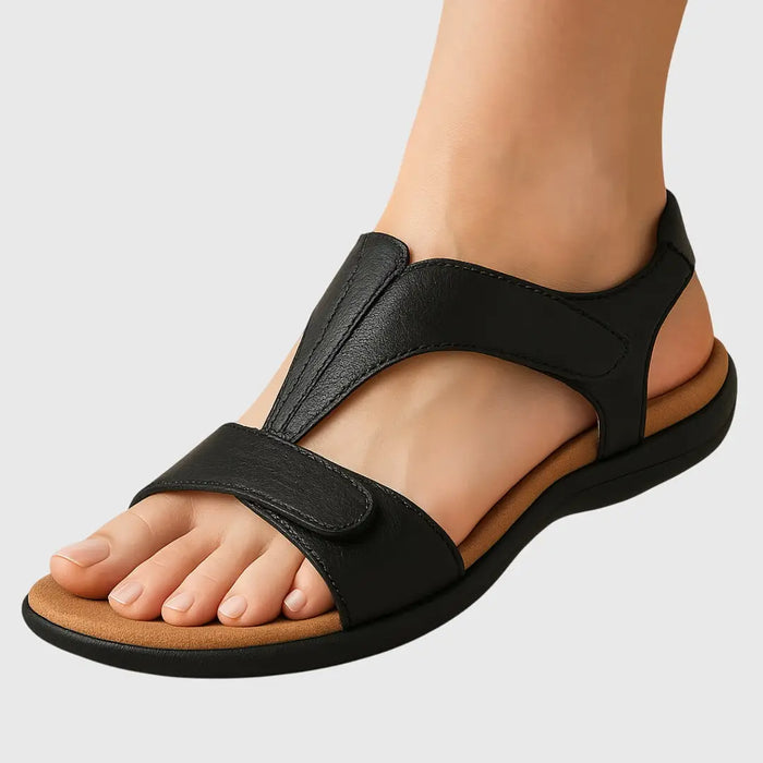 Women’s synthetic orthopedic sandals from LondonLaneStore with cushioned footbed and supportive design for casual comfort.