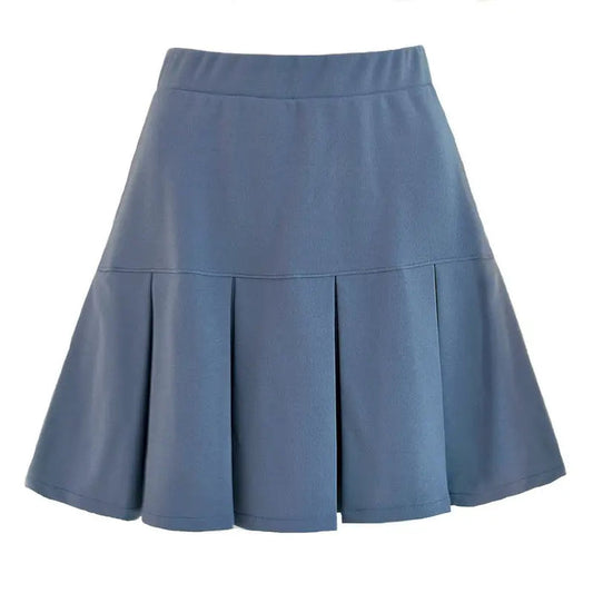 Women's woven midi skirt with elegant pleats and flowing silhouette, stylish and comfortable for casual or dressy wear.
