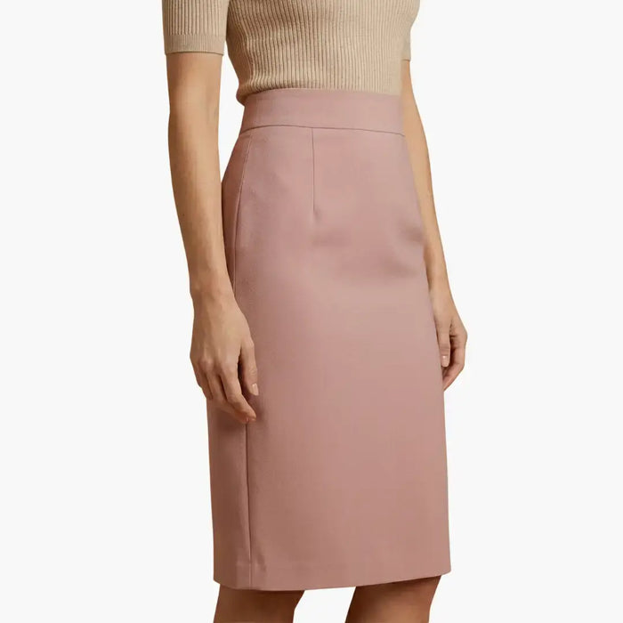 Women’s woven midi skirt with flared hem and pockets, casual and comfortable, featuring a stylish, relaxed fit.