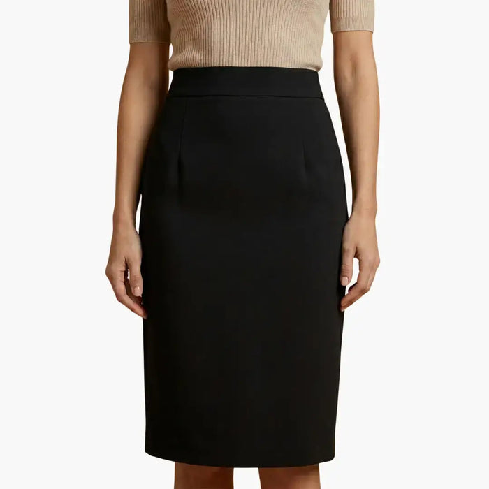 Women’s woven midi skirt with flared hemline and pockets, casual and comfortable fashion by LondonLaneStore.