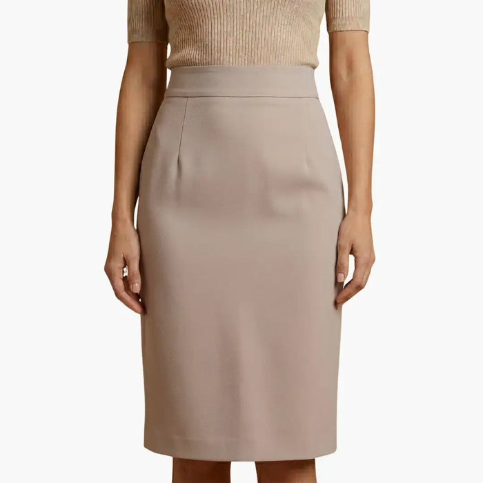 Women's woven midi skirt with flared hemline and pockets, casual and comfortable, featuring a stylish, flowy design.