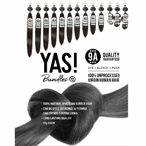 YAS! bundles 100% Unprocessed Virgin Human Hair Body Wave Weave 10"-28" by VIVICA FOX COLLECTION