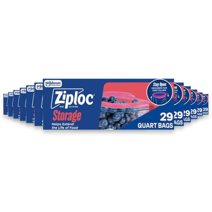 Ziploc Quart Storage Bags, 29ct - 12 Pack