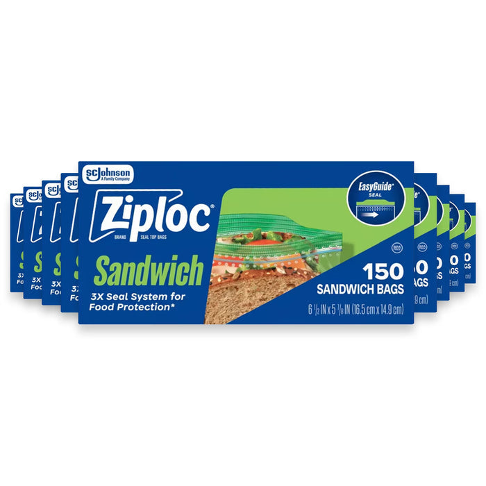 Ziploc Sandwich Bags, 150ct - 9 Pack